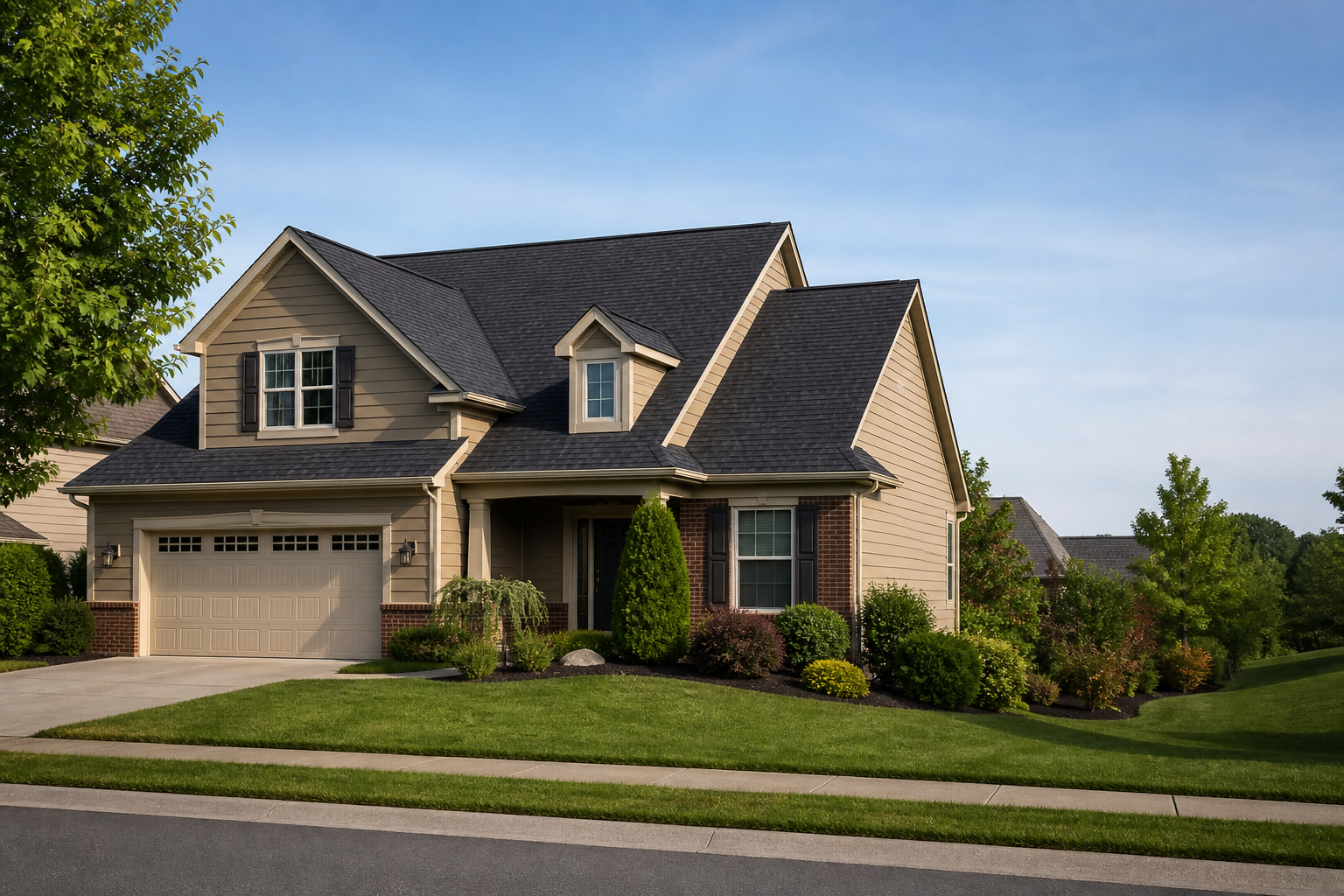 Bowlen's Carpentry - finished roof in Springfield